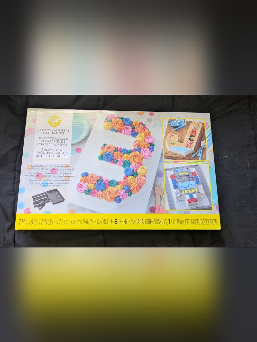 Wilton Letters & Numbers Cake Pan Set - Multicolor